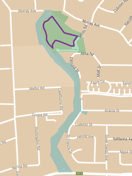 Map of the Ullmann Park walk